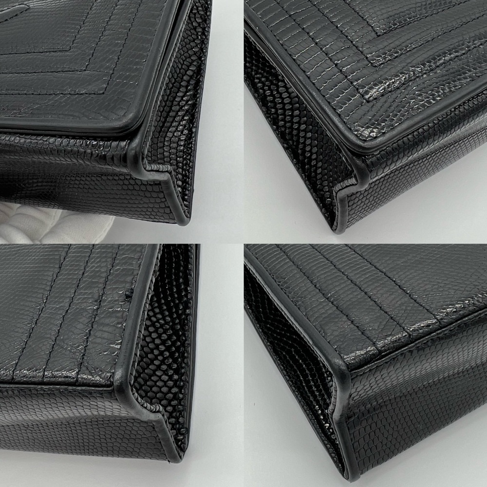 ❌SOLD❌Authentic Chanel vintage Lizard skin flap chain bag - Picture 10 of 17